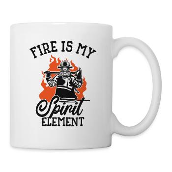 Fire Fireman Firefighter Firewomen - Mug - white - Right