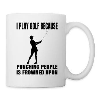 Golfeurs Golf Golf Club de golf Golf Golf Sports - Mug blanc - blanc - Droite