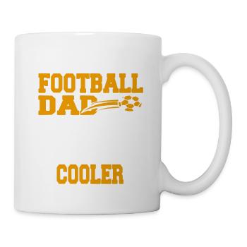 Je suis un papa de football comme un père normal mais plus cool - Mug blanc - blanc - Droite