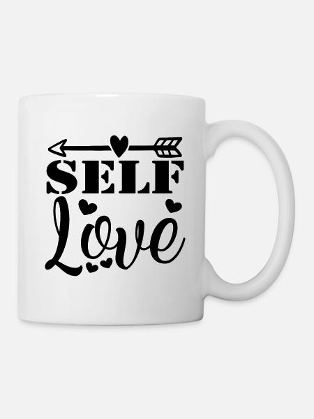 Self Love - Tasse - Weiß