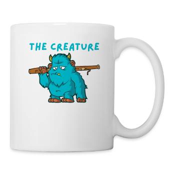 The Creature from the Black Bassoon for a - Tasse - Weiß - Rechts