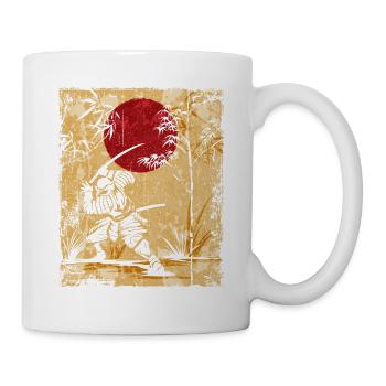 Samouraï Art Japonais Vintage Fighter Rétro - Mug blanc - blanc - Droite