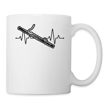 Bassoon Bassoon Bassoon Player Bassoonist - Mug - white - Right