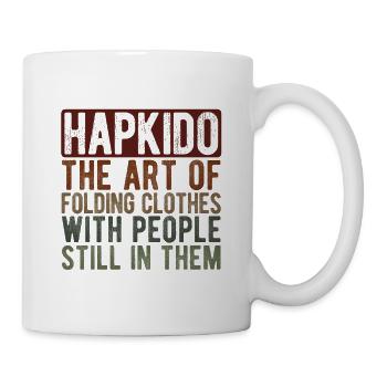 Koreanischer Kampfsport Hapkido - Tasse - Weiß - Rechts