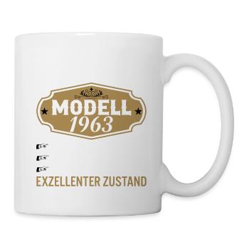 Oldtimer Modell 1963 Vintage Retro funny Design - Tasse - Weiß - Rechts