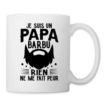 Je Suis Un Papa Barbu - Mug blanc - blanc - Droite