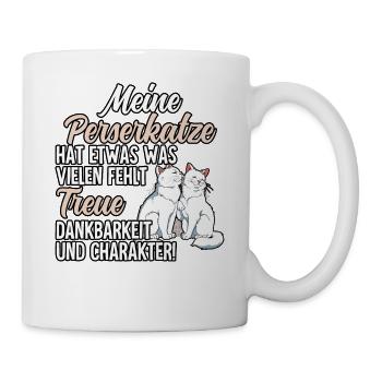 Perserkatze - Tasse - Weiß - Rechts