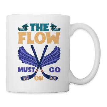 The Flow Must Go On 8 - Tasse - Weiß - Rechts