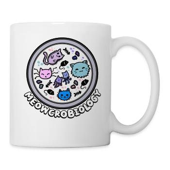 Wall Crobiology Microscopic Cats - Mug - white - Right
