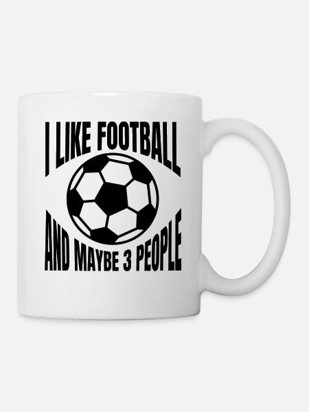 Fußballmannschaft Fußballspieler Fußballverein - Tasse - Weiß