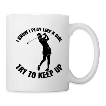 Golfeurs Golf Golf Club Golf Golf Terrain de golf - Mug blanc - blanc - Droite