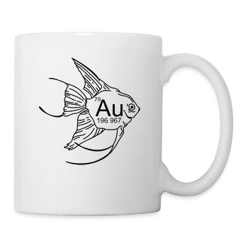 Goldfish Au Periodic Table Carp Japan Aquarium - Mug - white - Right