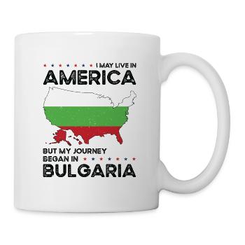Born Bulgarian Bulgaria American USA Citizenship - Mug - white - Right