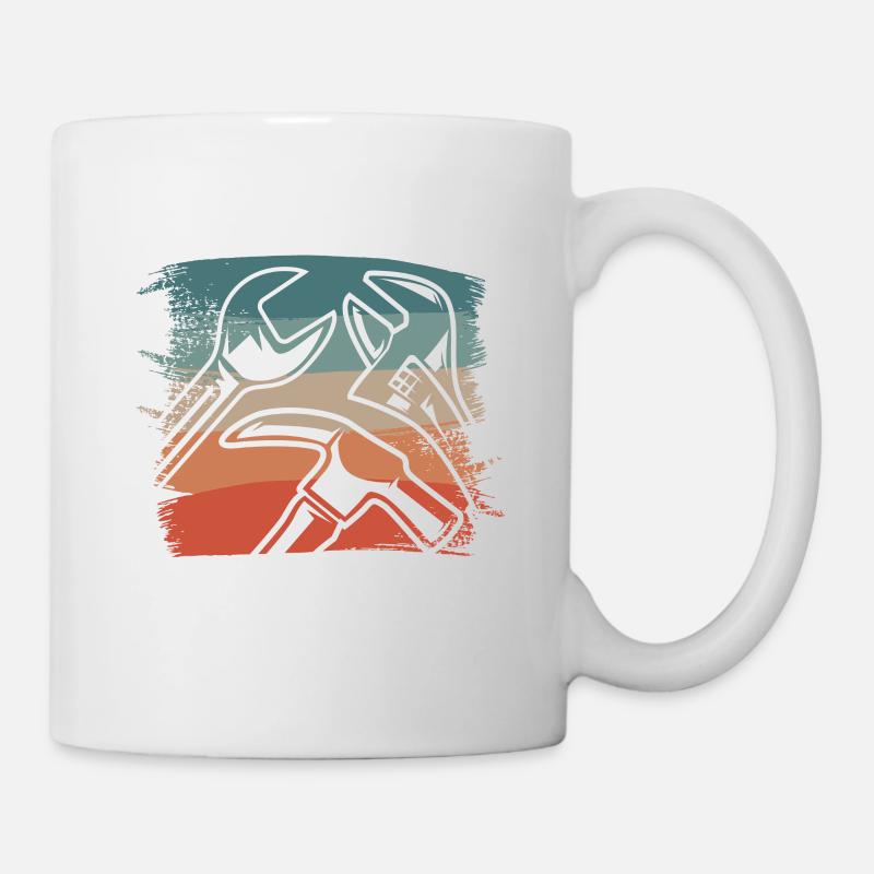 Je Peux Pas J'ai Bricolage Bricoleur - Mug blanc - blanc