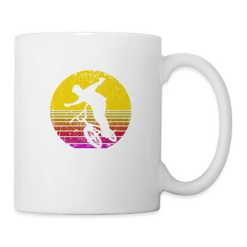 Fun school is important but Bmx is more important - Mug - white - Right