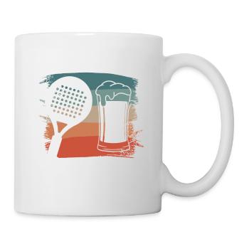 Je Peux Pas J'ai Padel Et Apéro Padeliste - Mug blanc - blanc - Droite