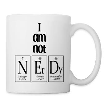 I am not (too) nerdy) - Mug - white - Right