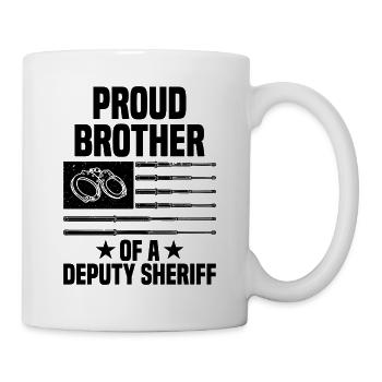 Shérif Police Law Officer Guard - Mug blanc - blanc - Droite