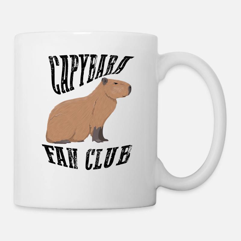 Capybara Fan Club capy - Tasse - Weiß