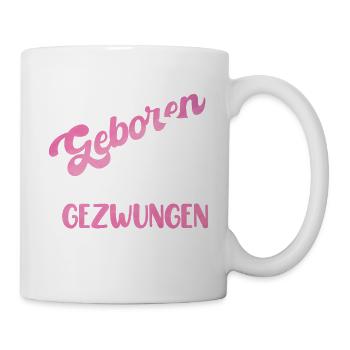 Turnen | Turnerin Gymnastik Turnen Mädchen Frauen - Tasse - Weiß - Rechts