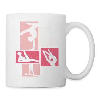 Gymnastique | Gymnastique Gymnastique Filles Femmes - Mug blanc - blanc - Droite