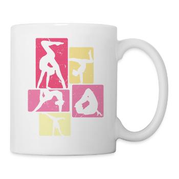 Gymnastique | Gymnastique Gymnastique Filles Femmes - Mug blanc - blanc - Droite