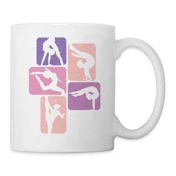 Gymnastique | Gymnastique Gymnastique Filles Femmes - Mug blanc - blanc - Droite