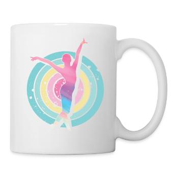 Turnen | Turnerin Gymnastik Turnen Mädchen Frauen - Tasse - Weiß - Rechts
