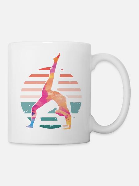 Turnen | Turnerin Gymnastik Turnen Mädchen Frauen - Tasse - Weiß