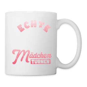 Turnen | Turnerin Gymnastik Turnen Mädchen Frauen - Tasse - Weiß - Rechts