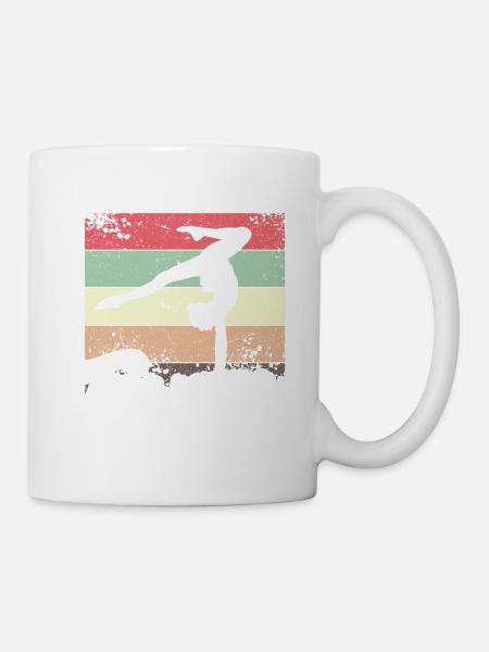 Turnen | Turnerin Gymnastik Turnen Mädchen Frauen - Tasse - Weiß