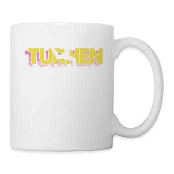 Turnen | Turnerin Gymnastik Turnen Mädchen Frauen - Tasse - Weiß - Rechts