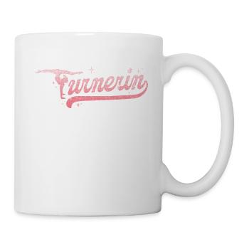 Turnen | Turnerin Gymnastik Turnen Mädchen Frauen - Tasse - Weiß - Rechts