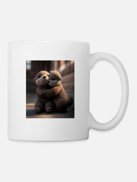 Anniversary Otter Sweet Huggable Otter - Tasse - Weiß