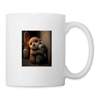 Loutre anniversaire Loutre Douce Loutre Câline - Mug blanc - blanc - Droite