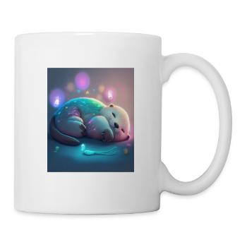 Otter Pet Owners Funny Sleepyhead Otter - Mug - white - Right