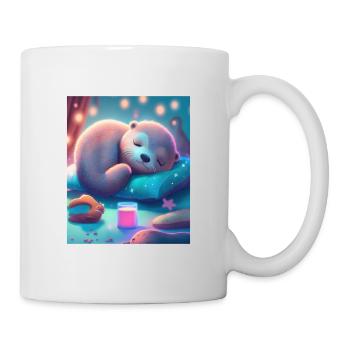 Otter Pet Owners Funny Sleepyhead Otter - Mug - white - Right