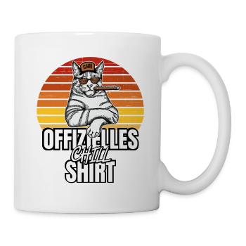 Katzen Katze Katzenshirt Katze Geschenkidee kitten - Tasse - Weiß - Rechts