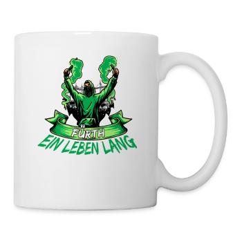 Fürth ein Leben lang - Tasse - Weiß - Rechts