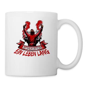 Augsburg ein Leben lang - Tasse - Weiß - Rechts
