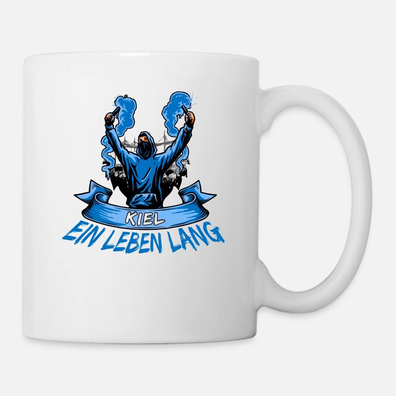 Kiel ein Leben lang - Tasse - Weiß