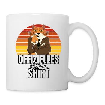 Katzen Katze Katzenshirt Katze Geschenkidee kitten - Tasse - Weiß - Rechts