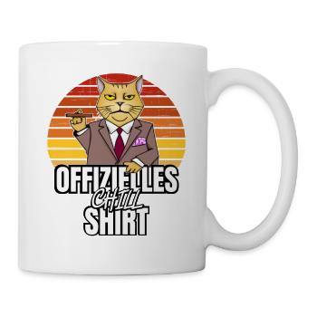 Katzen Katze Katzenshirt Katze Geschenkidee kitten - Tasse - Weiß - Rechts