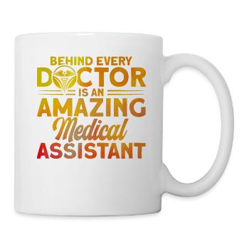 Aide-soignant Assistante médicale - Mug blanc - blanc - Droite