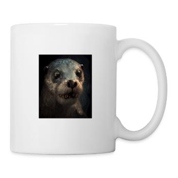Creepy Otter Creature Spooky Zombie Otter - Mug - white - Right