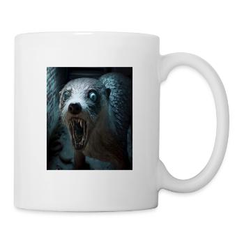Creepy Otter Creature Spooky Zombie Otter - Mug - white - Right