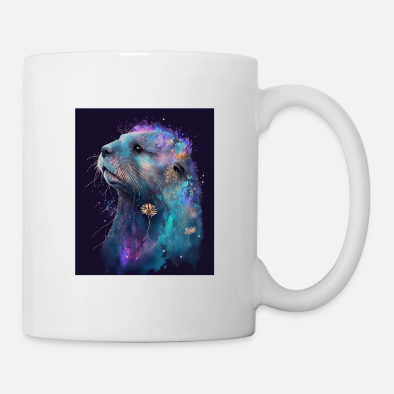 Otter Lovers Magical Sea Otter - Tasse - Weiß