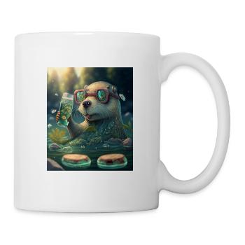 Partygoer Animal Theme Tequila Lover Floating - Mug - white - Right