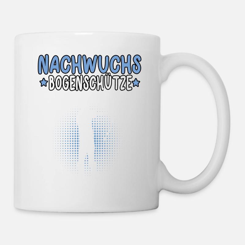 Nachwuchs Bogenschütze Bogenschießen Bogenschützen - Tasse - Weiß