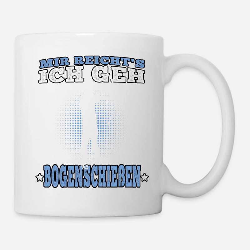 Ich geh Bogenschießen Bogenschütze Bogenschützen - Tasse - Weiß